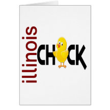 Illinois Chick 1 Greeting Cards