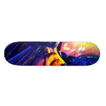 Illuminate Abstract Skateboard