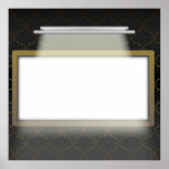 Illuminated Empty Frame Posters