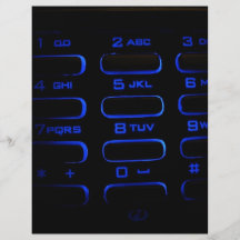 illuminated phone keyboard full color flyer