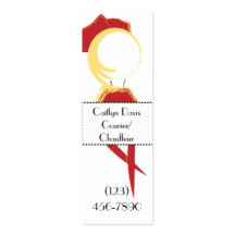 Illustration of Courier or Chauffeur Business Card Template