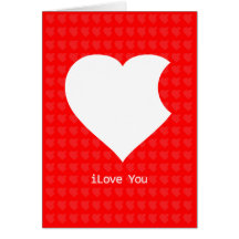 iLove You Card (red)