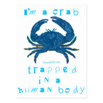 I'm a Crab postcards