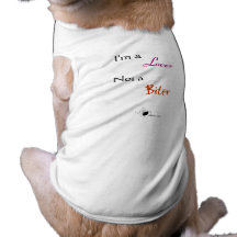 I'm a Lover Not a Biter Dog Tshirt