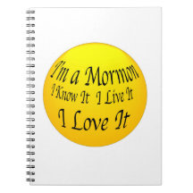 "I'm A Mormon" Notebook.