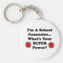 I'm a School Counsellor Keychains