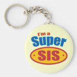 I'm a Super Sis Super Hero Big Sister Gift Keychain