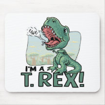 I'm a T. Rex Dinosaur Gift Ideas Mousepad