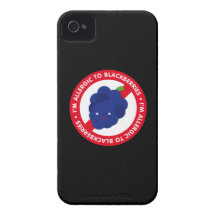 I'm allergic to blackberries! iPhone 4 cases