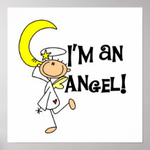 I'm an Angel T-shirts and Gifts Poster