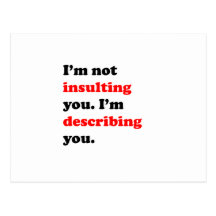 I'm Describing You Post Cards
