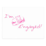 I'm Engaged (Pink) Post Cards