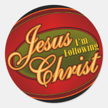 I'm Following Jesus Christ Sticker