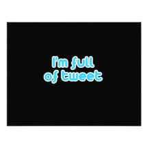 I'm full of tweet personalised invitation