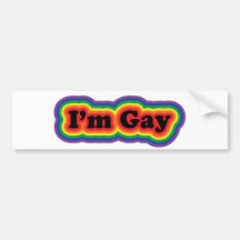 I'm Gay Bumper Stickers