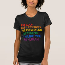 I'M GLBT I'M HUMAN SHIRT