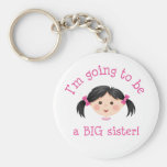 Im going to be a big sister - asian girl key chain