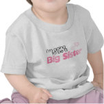 I'm going to be a big sister t-shirts