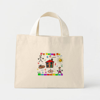 Going to Preschool Canvas Bags