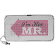 I'm Her Mr. (Pink Arrow) iPod Speaker