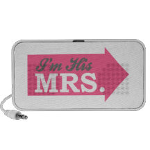 I'm His Mrs. (Hot Pink Arrow) Speakers