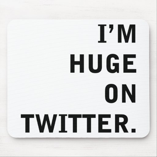 I'm Hudge On Twitter Mousemat