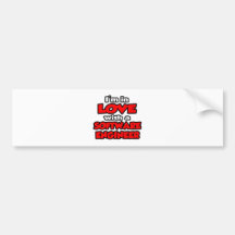 I'm In Love With A Software Engineer Bumper Stickers