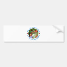 I'M MAD, YOU'RE MAD, WE'RE ALL MAD HERE BUMPER STICKER