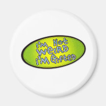 I'm not weird refrigerator magnets