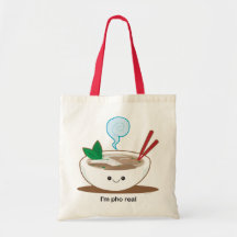 I'm Pho Real Canvas Bags