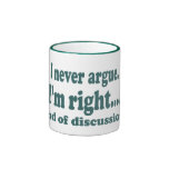 I'm Right Mugs