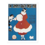 I'm Simply Crazy Over You Songbook Cover Postcard