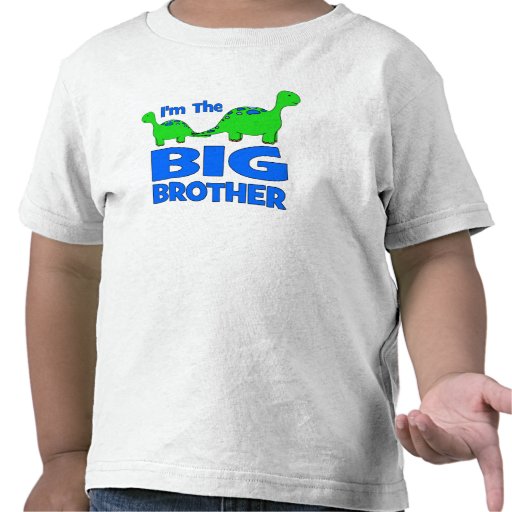 I'm the BIG Brother! Custom Dinosaur Design T-shirts