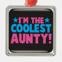 I'm the Coolest Aunty! Christmas Tree Ornament