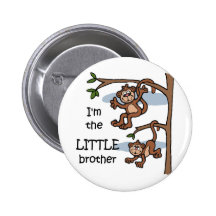 I'm the Little Brother button