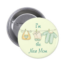 "I'm the New Mum" Button