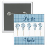 "I'm the Uncle" Blue Buttons