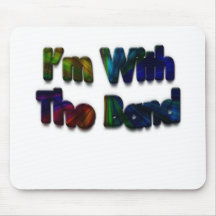 I'm With The Band Colourful Mouse Mat