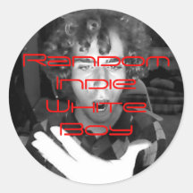 Image23, Random Indie White Boy Sticker