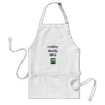 images, crabby daddy BBQ Apron