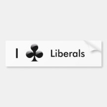 images, I, Liberals Bumper Sticker