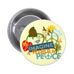 Imagine a World in Peace Pin