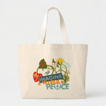 Imagine a World in Peace Tote Bag