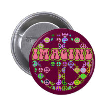 Imagine Peace Button