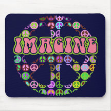 Imagine Peace Mouse Mat