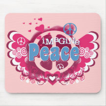 Imagine Peace Mouse Pad