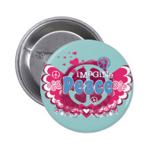 Imagine Peace Pins