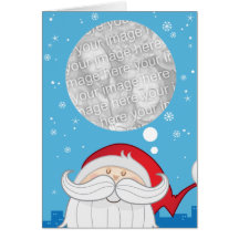 IMAGINE SANTA Greeting Card