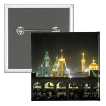 Imam Reza Shrine Complex at night, Mashhad, Pin