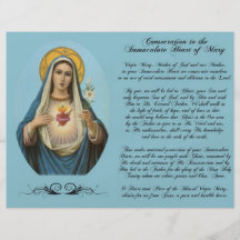 Immaculate Heart of Mary Custom Flyer